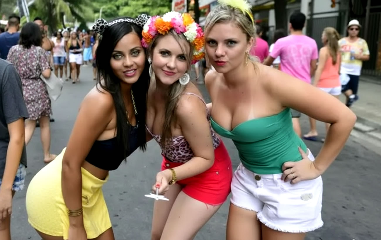 Jovens curtem o Carnaval 2026 em Araruama