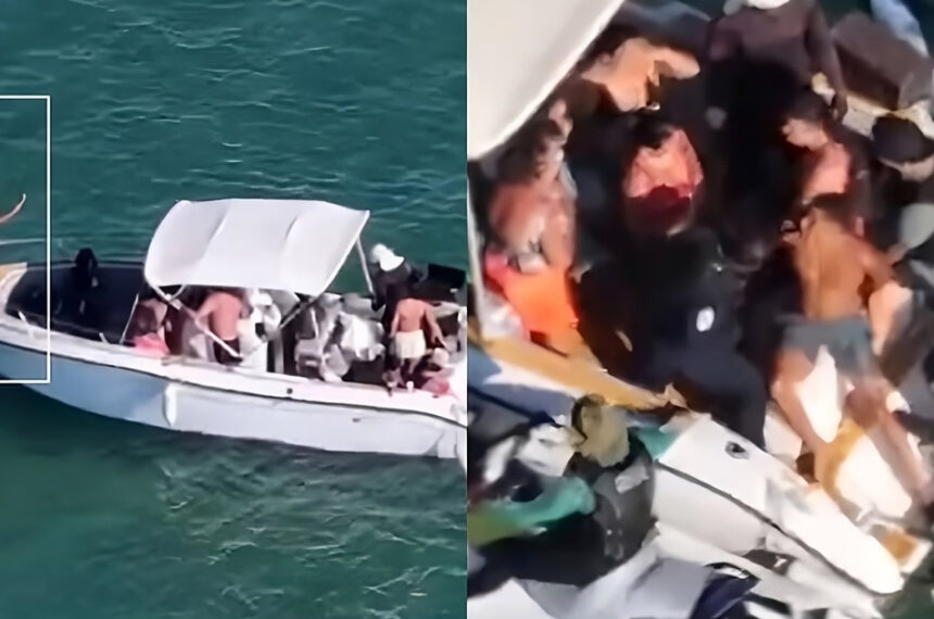 Prisão do chefe do tráfico dançando em lancha em Cabo Frio.